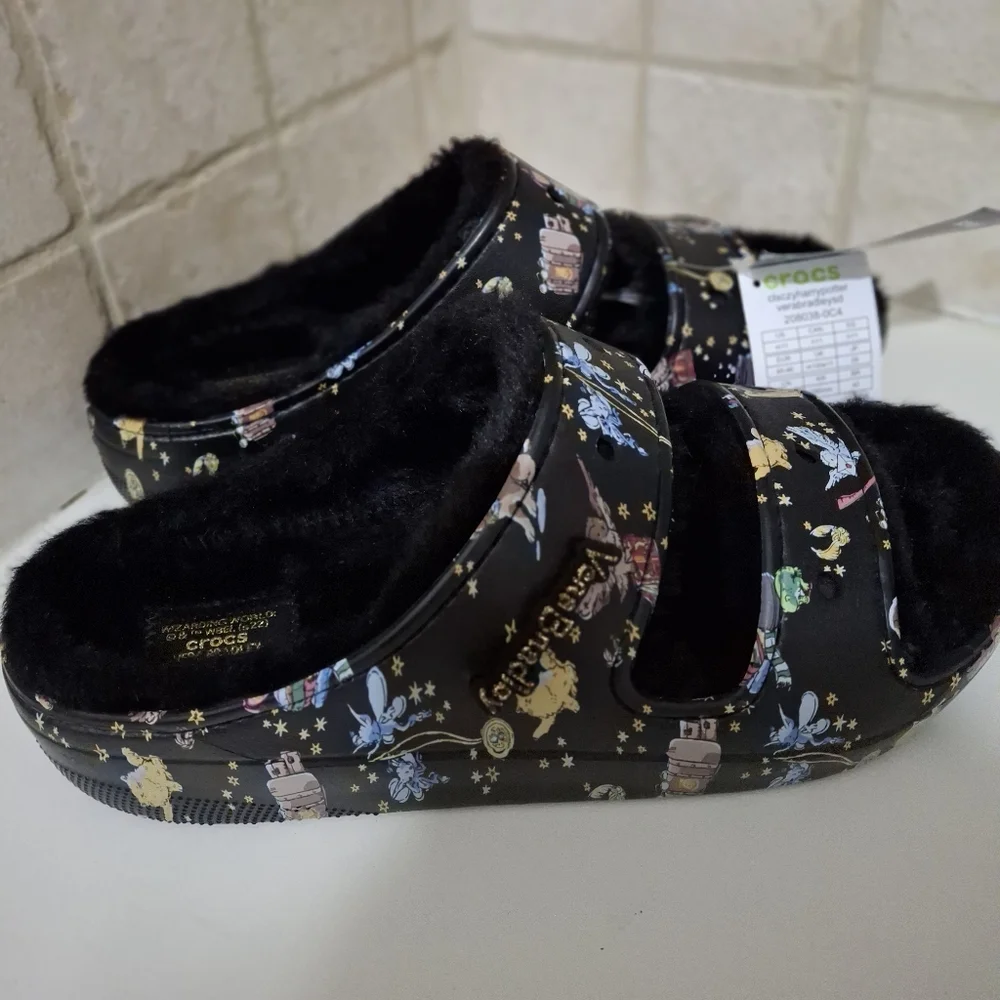 Crocs Harry Potter Limited Edition Slide Sandals Size 11